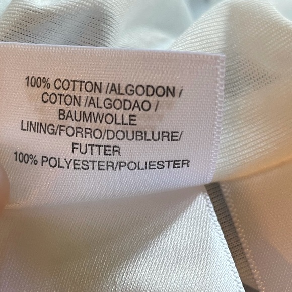 Nine West blue sleeveless check pattern button front pleated cotton dress size14 - Picture 13 of 16